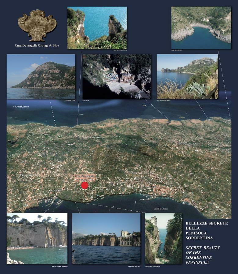 Apartament Casa De Angelis Orange & Blue Sant'Agnello Zewnętrze zdjęcie